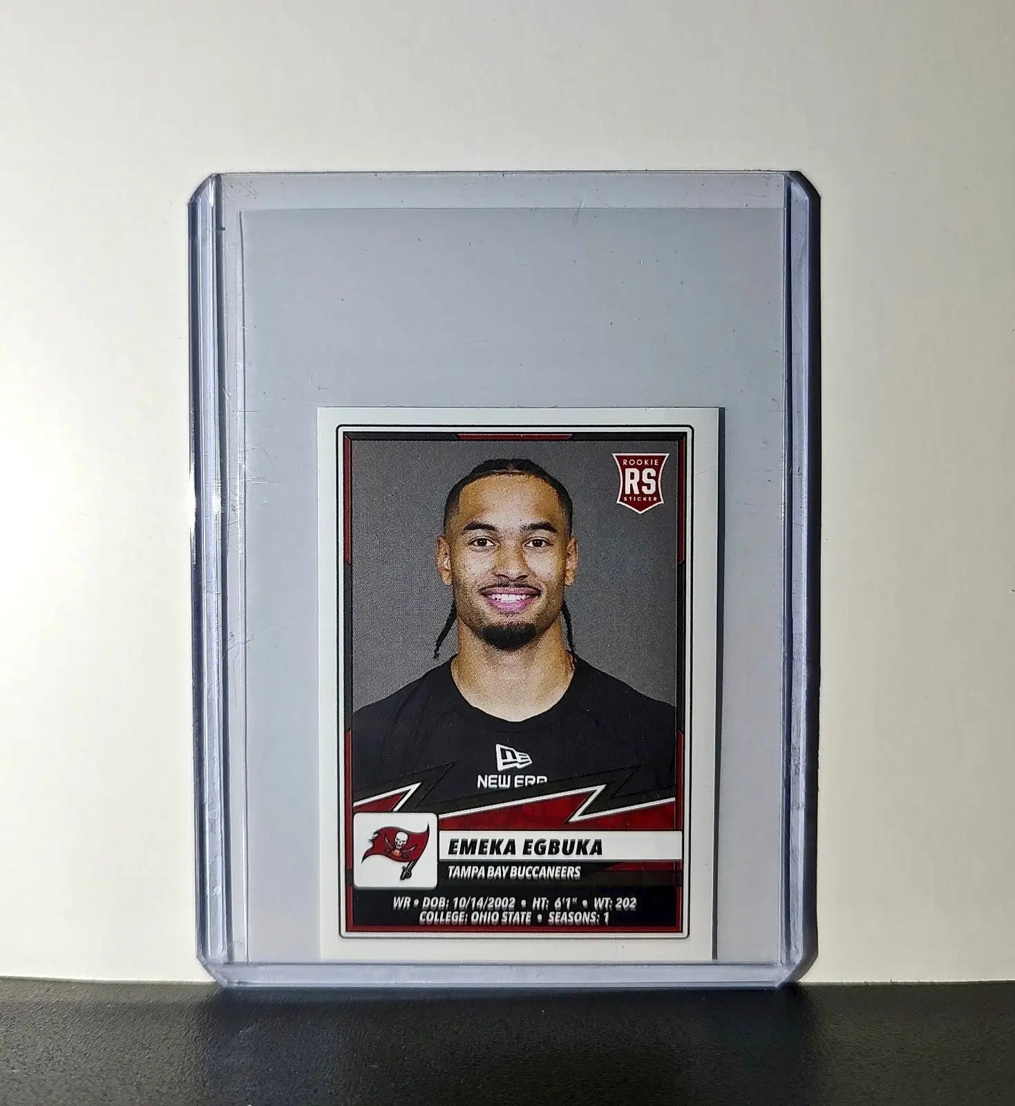 Emeka Egbuka Rookie 2025 Panini NFL #480 Sticker Buccaneers