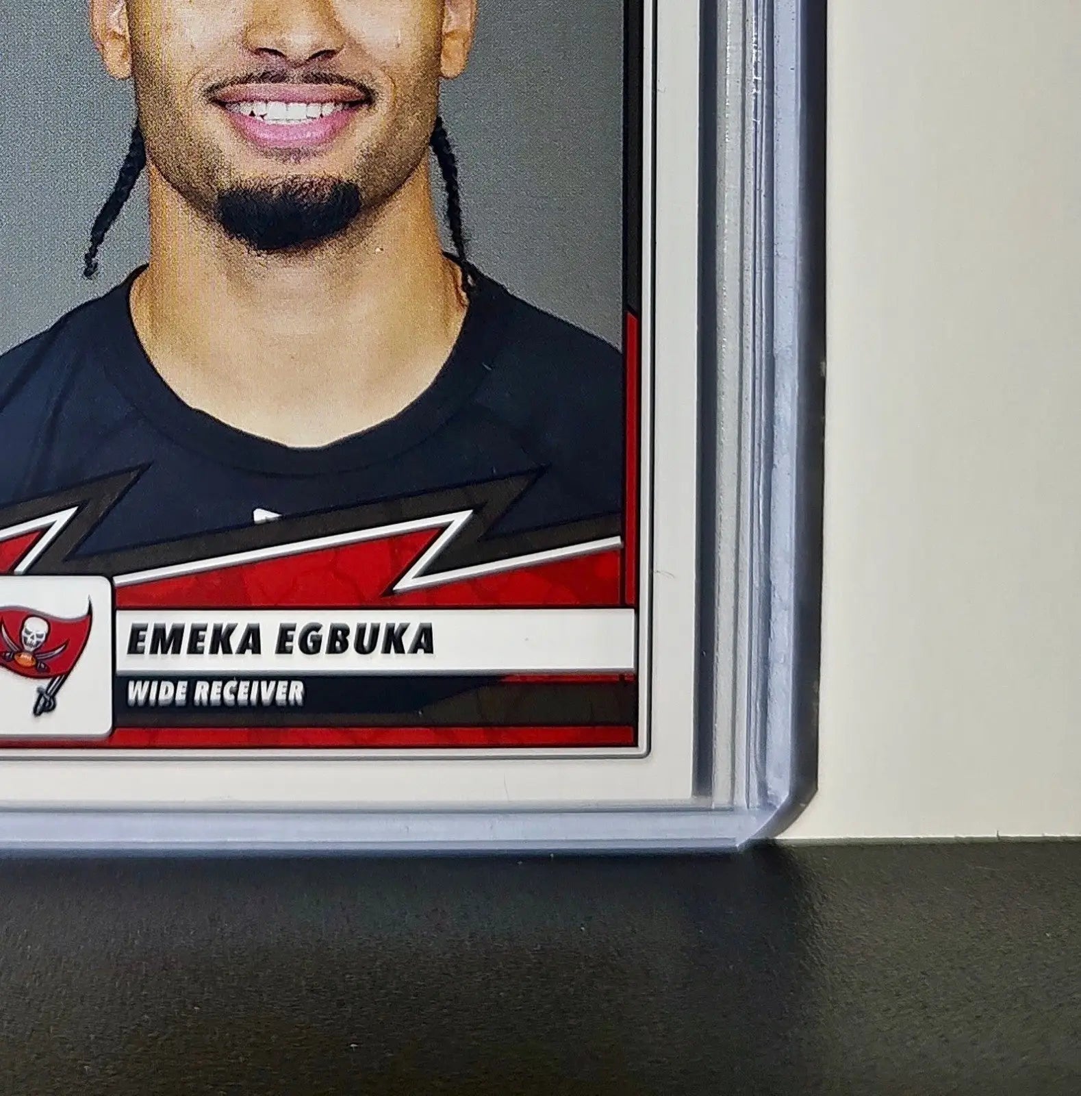 Emeka Egbuka Rookie 2025 Panini NFL #78 Sticker Card Tampa Bay Buccaneers