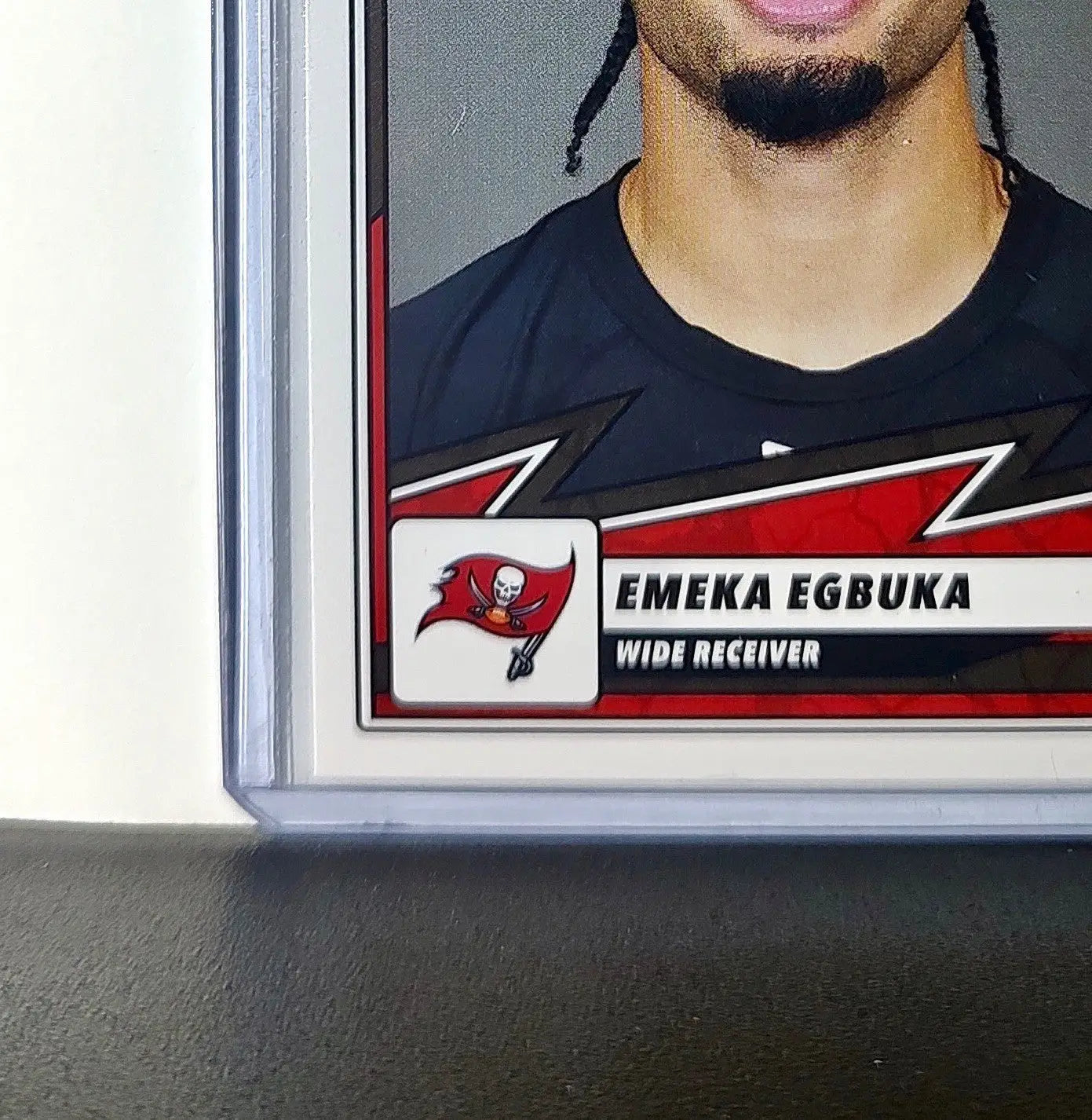 Emeka Egbuka Rookie 2025 Panini NFL #78 Sticker Card Tampa Bay Buccaneers