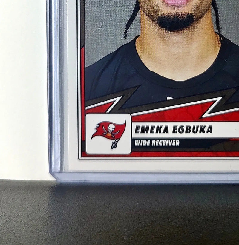 Emeka Egbuka Rookie 2025 Panini NFL #78 Sticker Card Tampa Bay Buccaneers