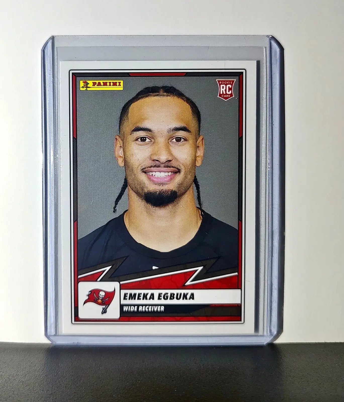 Emeka Egbuka Rookie 2025 Panini NFL #78 Sticker Card Tampa Bay Buccaneers