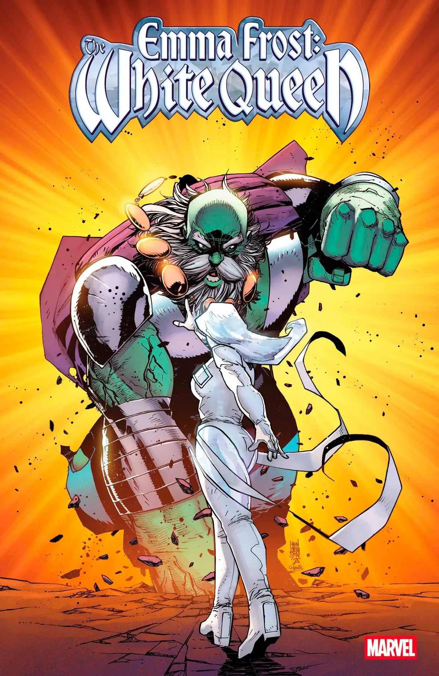 Emma Frost: The White Queen #1 Mike Henderson Bring On The Bad Guys Variant - Back Issues