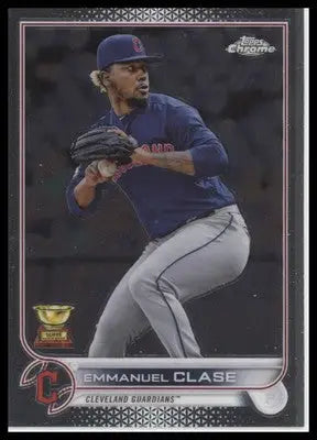 Emmanuel Clase 2022 Topps Chrome #130 Cleveland Guardians - Baseball Card Single