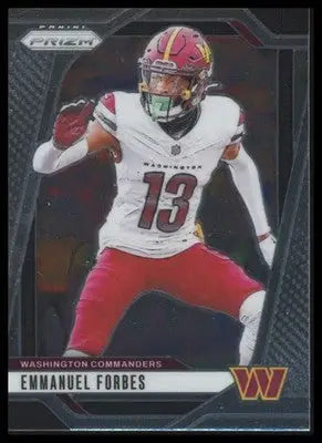 Emmanuel Forbes 2024 Panini Prizm #291 Washington Commanders
