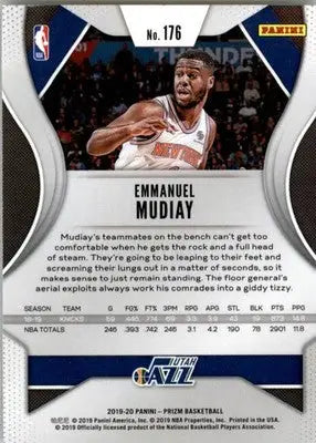 Emmanuel Mudiay - 2019-20 Panini Prizm - #176 - Basketball - Basketball Card Single