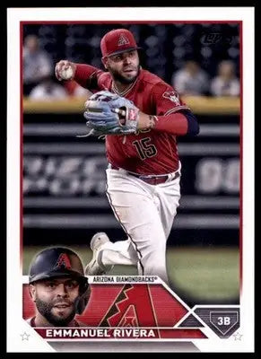 Emmanuel Rivera 2023 Topps #431 Arizona Diamondbacks - Baseball Card Single