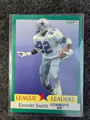 Emmitt Smith - 1991 Fleer - #418 - Football - Football Card Single