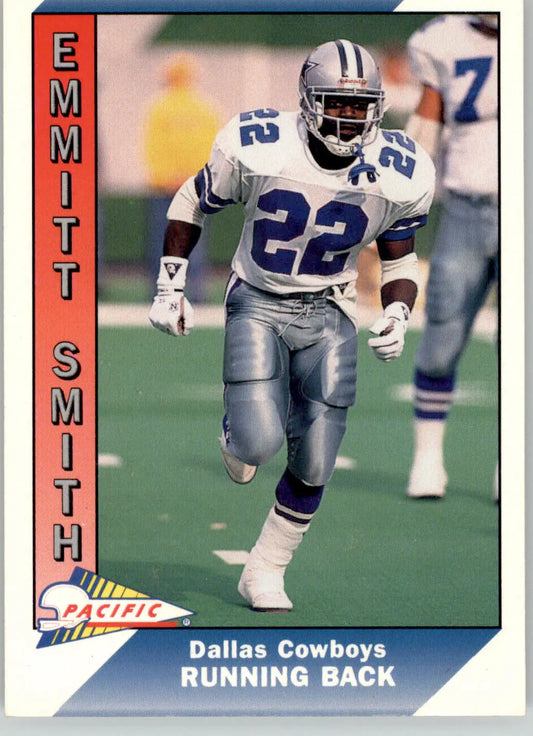 Emmitt Smith - 1991 Pacific - #107 - Football - Football Card Single