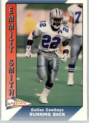 Emmitt Smith - 1991 Pacific - #107 - Football - Football Card Single