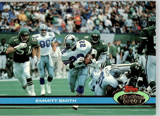 Emmitt Smith - 1991 Stadium Club - #2 - Football - Football Card Single