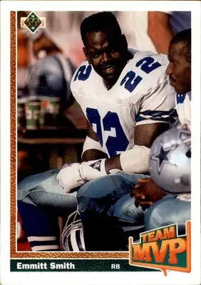 Emmitt Smith - 1991 Upper Deck - #456 - Football - Football Card Single