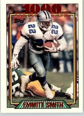 Emmitt Smith - 1992 Topps - #1 - 1000 Yard Club Football - Football Card Single