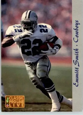Emmitt Smith - 1993 Pro Line Live - #62 - Football - Football Card Single