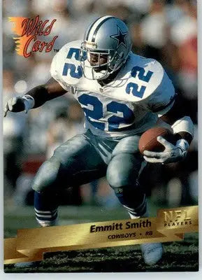 Emmitt Smith - 1993 Wild Card - #87 - Football - Football Card Single