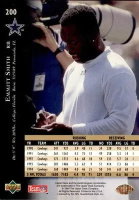 Emmitt Smith - 1995 Upper Deck - #200 - Football - Football Card Single