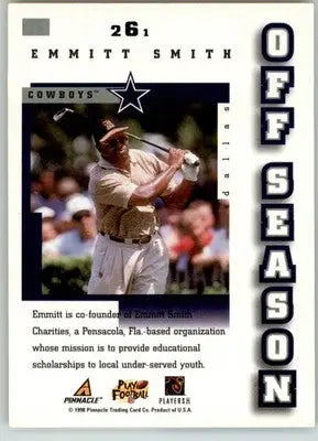 Emmitt Smith - 1998 Score - #261 - Football - Football Card Single