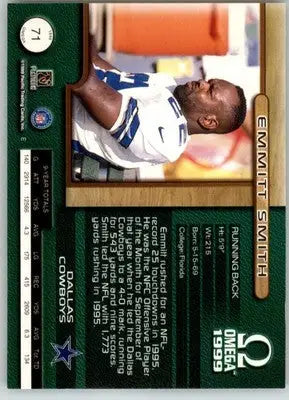 Emmitt Smith - 1999 Pacific Omega - #71 - Football - Football Card Single