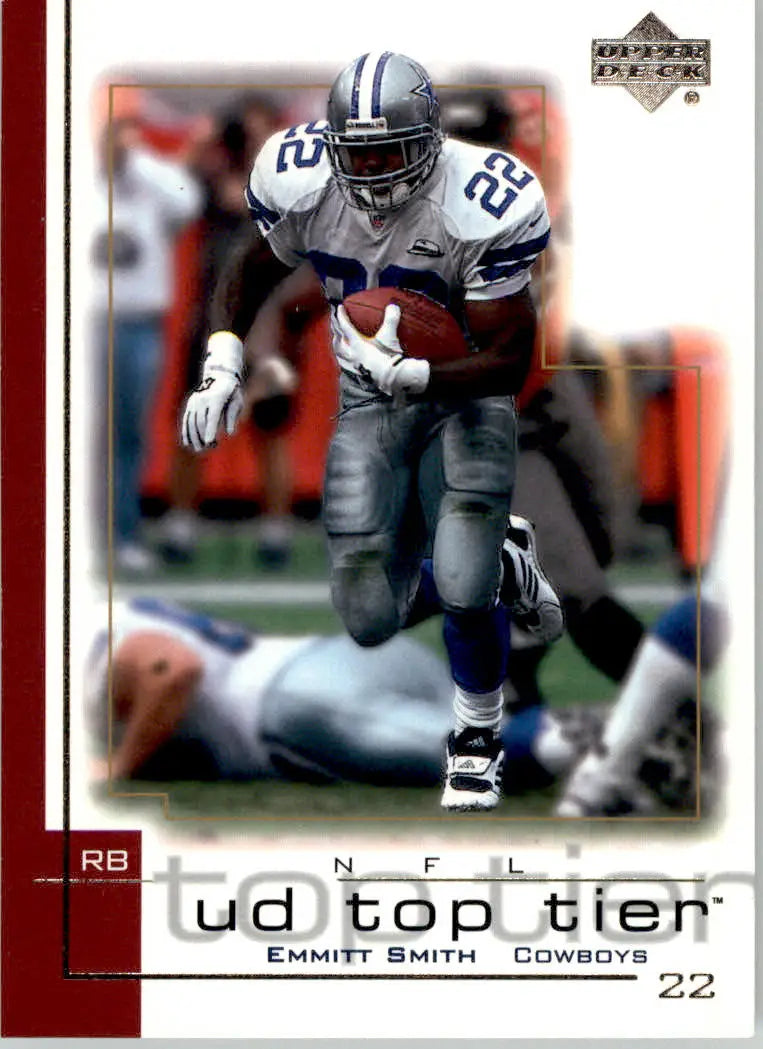Emmitt Smith - 2001 Upper Deck Top Tier - #47 - Football - Football Card Single