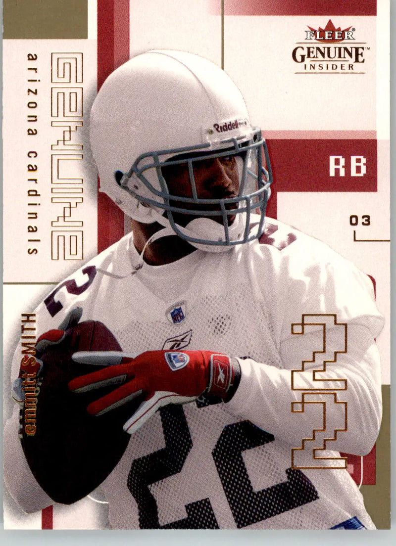 Emmitt Smith - 2003 Fleer Genuine Insider - #18 - Football - Football Card Single
