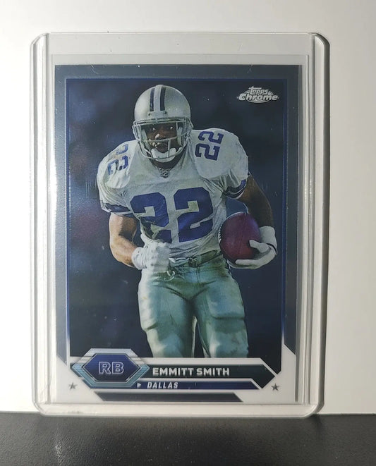 Emmitt Smith 2023 Topps Chrome NFL #6 Card Dallas Cowboys - Football Card Single