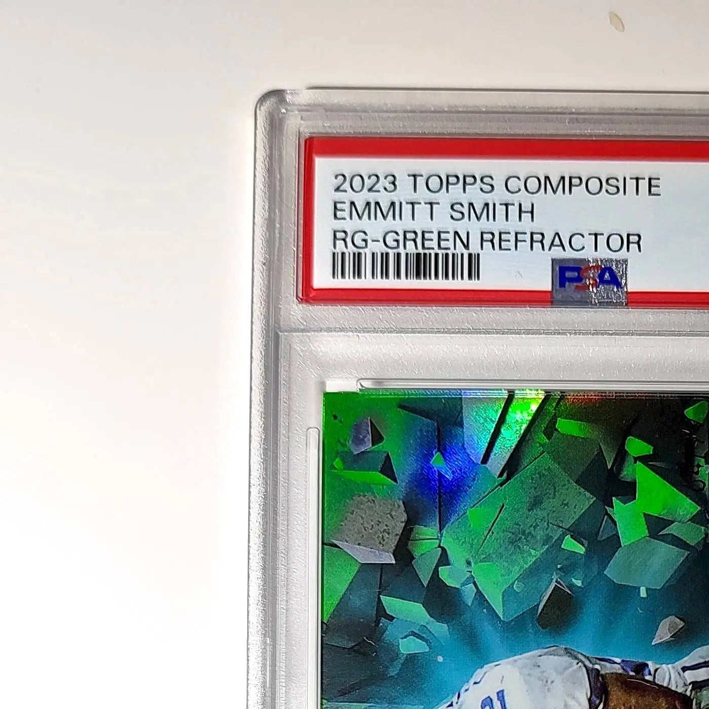 Emmitt Smith 2023 Topps Resurgence Grounded 64/99 #RG-5 Green Refractor PSA 10