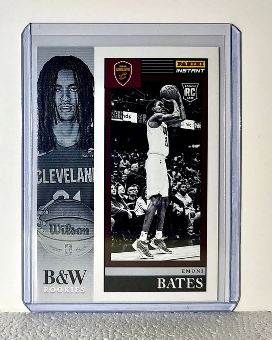 Emoni Bates 2023-24 Panini NBA #34 Black and White Rookies Card 1/326 - Basketball Card Single