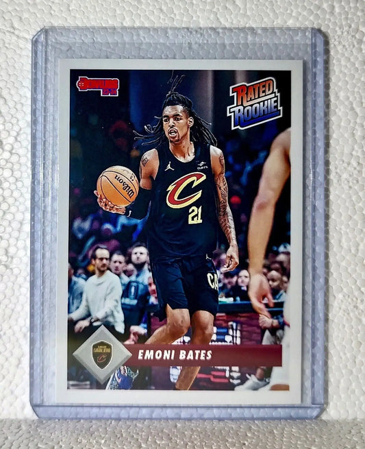 Emoni Bates 2023-24 Panini NBA #35 Rated Rookie Retro Card Cavaliers 1/715 - Basketball Card Single