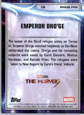 Emperor Dro’ge - 2025 Topps Chrome Marvel Studios - #158 - Non_sport - Non-Sports Card Single