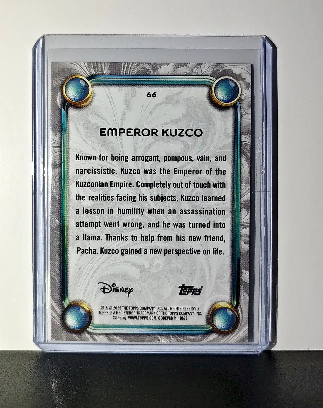 Emperor Kuzco 2025 Topps Disney Wonder #66 Card The Emperor’s New Groove