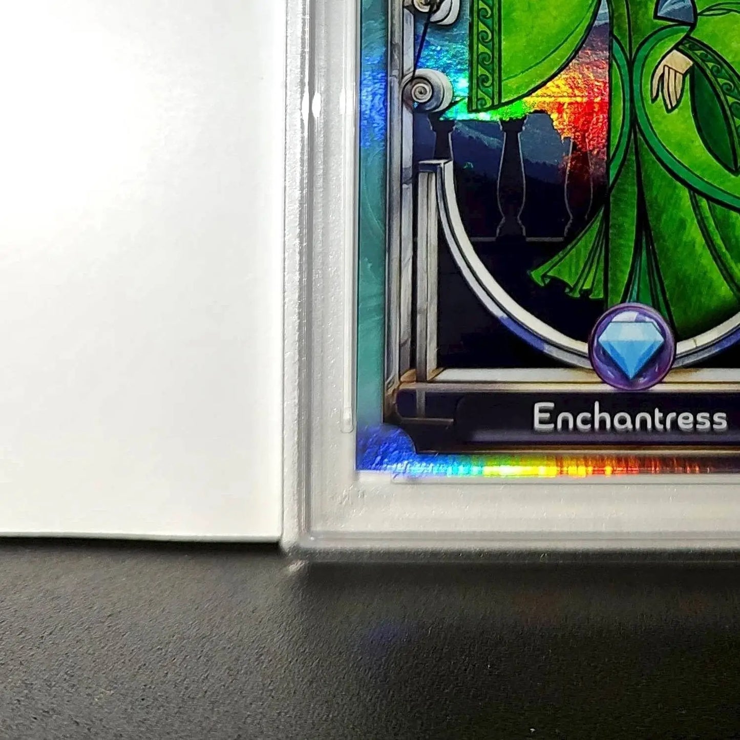 Enchantress 2025 Topps Disney #128 Diamond Card Beauty and the Beast PSA 6 - Non-Sports Card Single