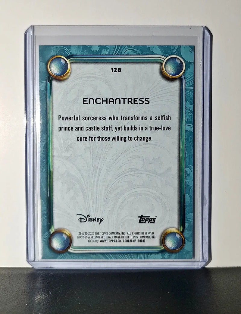 Enchantress 2025 Topps Disney Wonder #128 Diamond Card Beauty and the Beast