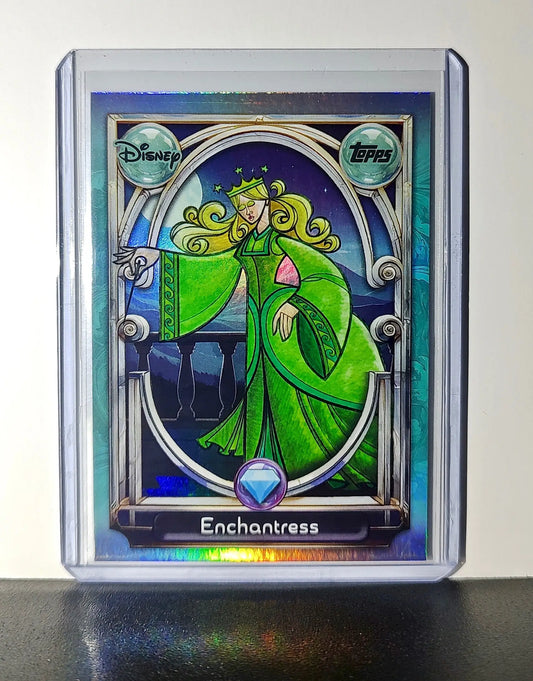 Enchantress 2025 Topps Disney Wonder #128 Diamond Card Beauty and the Beast - Non-Sports Card Single