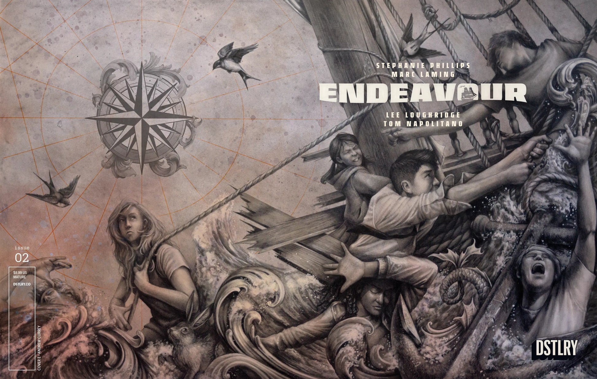 Endeavour #2 Cover E Andrew Curry Variant - Back Issues