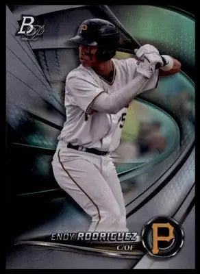 Endy Rodriguez 2022 Bowman Platinum Top Prospects #TOP-7 Pittsburgh Pirates - Baseball Card Single