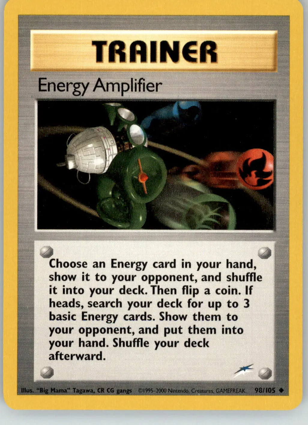 Energy Amplifier - Neo Destiny - 98/105 - Unlimited LP Pokemon - Pokémon Card Single