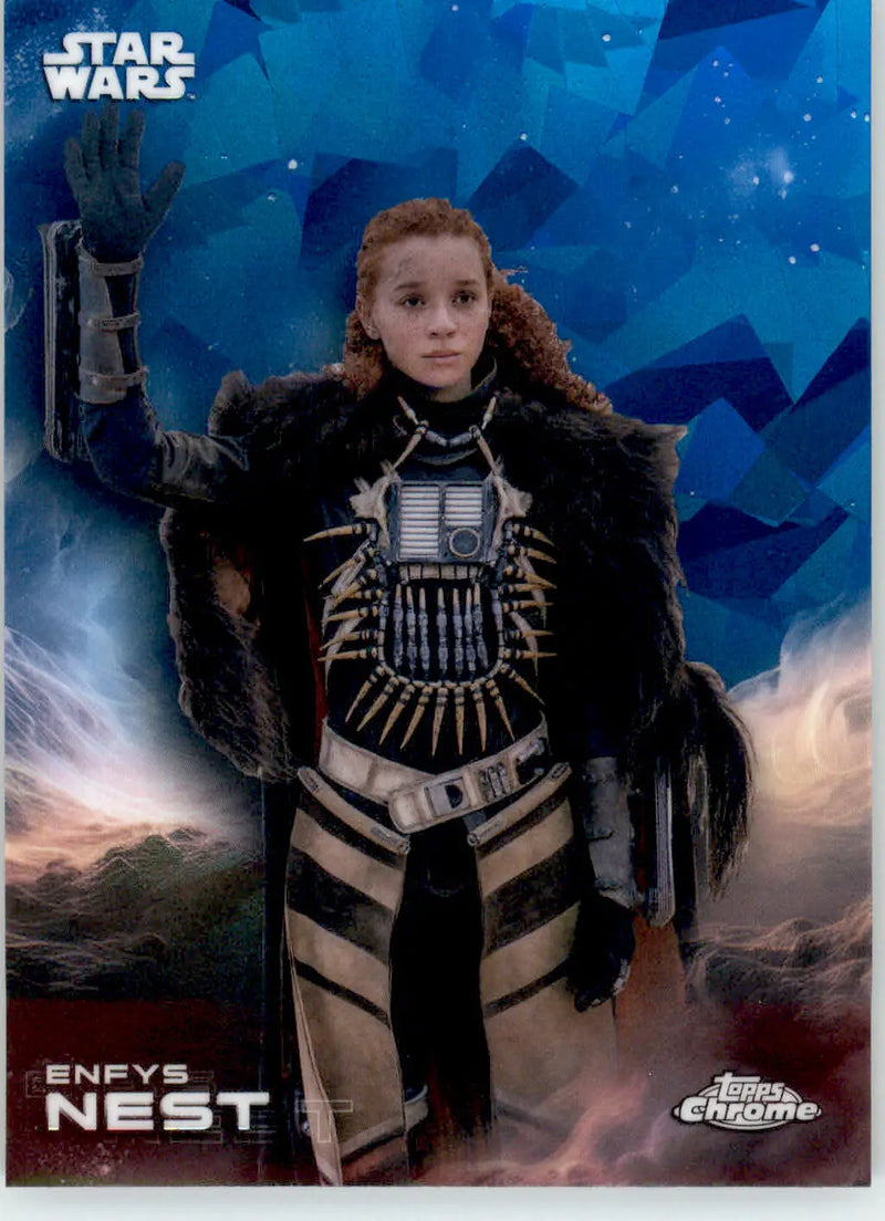 Enfys Nest - 2025 Topps Chrome Star Wars Sapphire - #115 - Non_sport - Star Wars Card Single