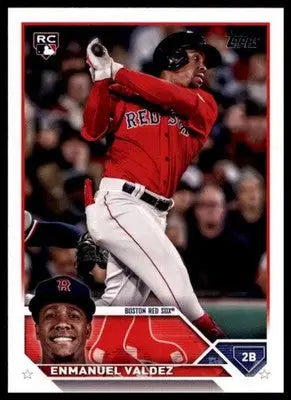 Enmanuel Valdez Rookie 2023 Topps Update #US310 Boston Red Sox - Baseball Card Single
