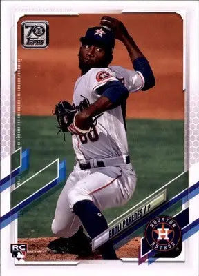 Enoli Paredes Rookie 2021 Topps #569 Houston Astros - Baseball Card Single