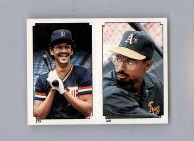 Enos Cabell / Mike Davis - 1984 Topps Stickers - #273 / 338 - Baseball - Baseball Card Single