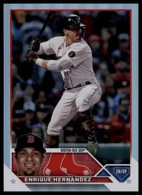 Enrique Hernández 2023 Topps Rainbow Foil #497 Boston Red Sox - Baseball Card Single
