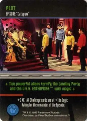Episode: ’Catspaw’ Star Trek: The Card Game Starfleet Maneuvers - Fleer/Skybox, - Non-Sports Card Single