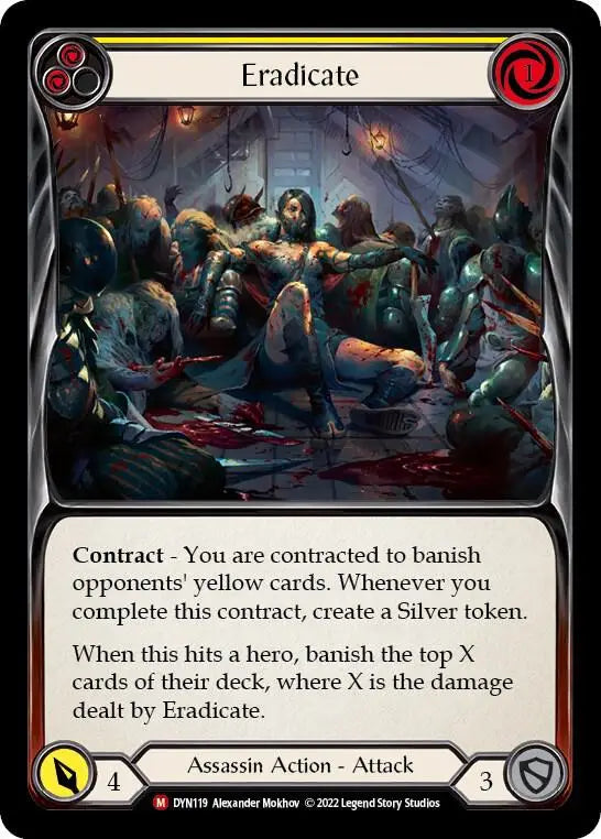 Eradicate - Dynasty - DYN119 - NM Flesh and Blood - TCG Card Single