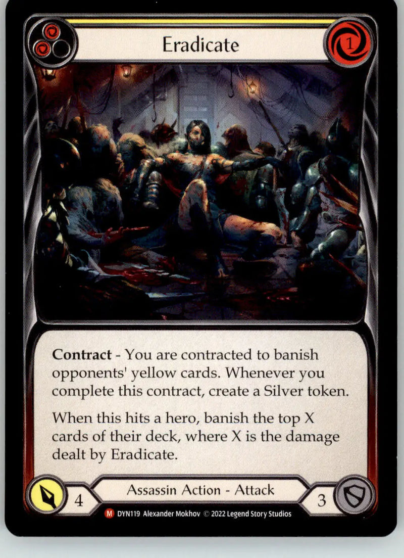 Eradicate - Dynasty - DYN119 - NM Flesh and Blood - TCG Card Single