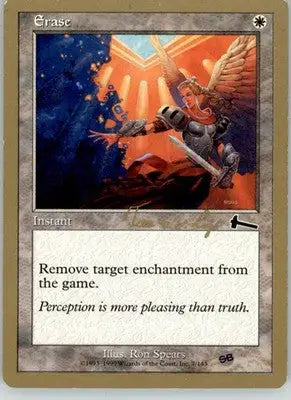Erase - 2000 Tom van de Logt (SB) World Championship Decks - MP Magic - Magic Card Single