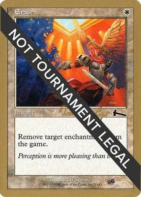 Erase - 2000 Tom van de Logt (SB) World Championship Decks - MP Magic - Magic Card Single