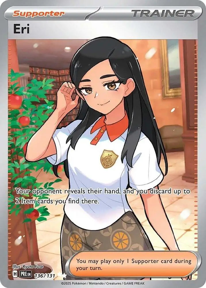 Eri (136/131) [Scarlet & Violet: Prismatic Evolutions] - Near Mint Holofoil - Pokémon Card Single
