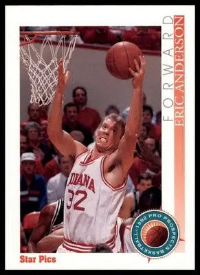 Eric Anderson 1992 Star Pics #21 Indiana Hoosiers - Basketball Card Single