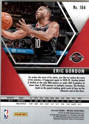 Eric Gordon - 2019-20 Panini Mosaic - #164 - Basketball - Basketball Card Single