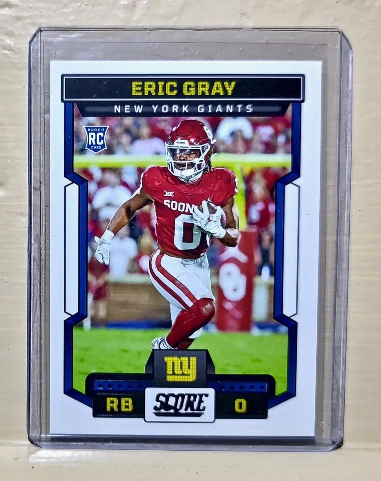Eric Gray 2023 Panini NFL #332 Score Rookie Football Card New York Giants - Football Card Single