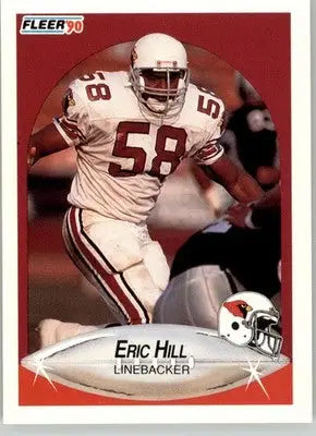 Eric Hill - 1990 Fleer Update - #U-42 - Football - Football Card Single